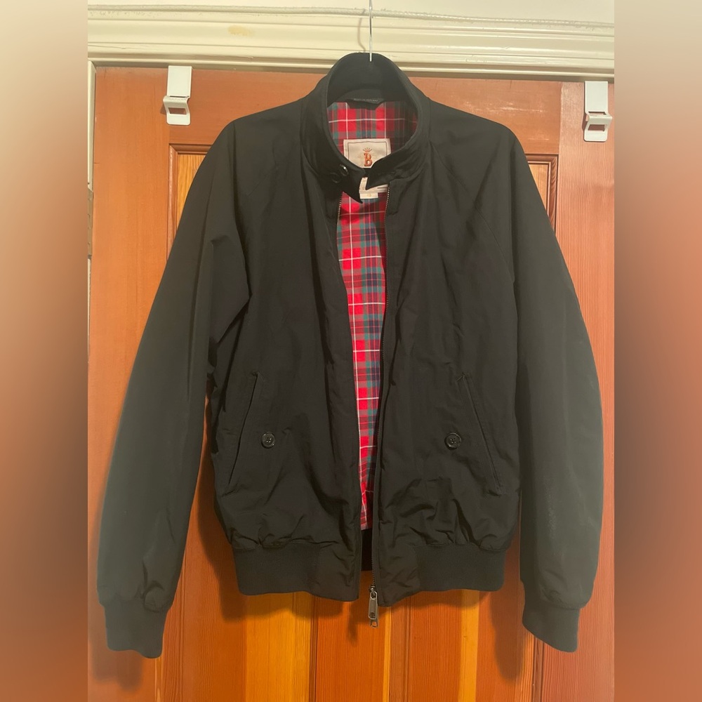 Men’s Baracuta G9 Harrington Jacket Black Size 40